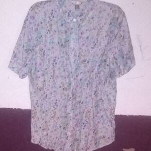 White Stag Floral Blouse - Multicolor